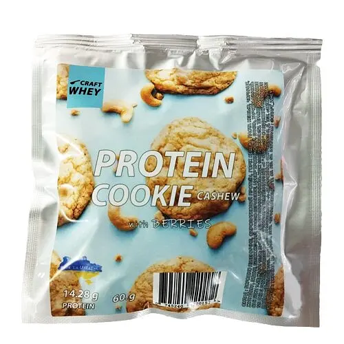 Протеїнове печиво Craft Whey Protein Cookie 60 грам, Cashew - Кеш'ю