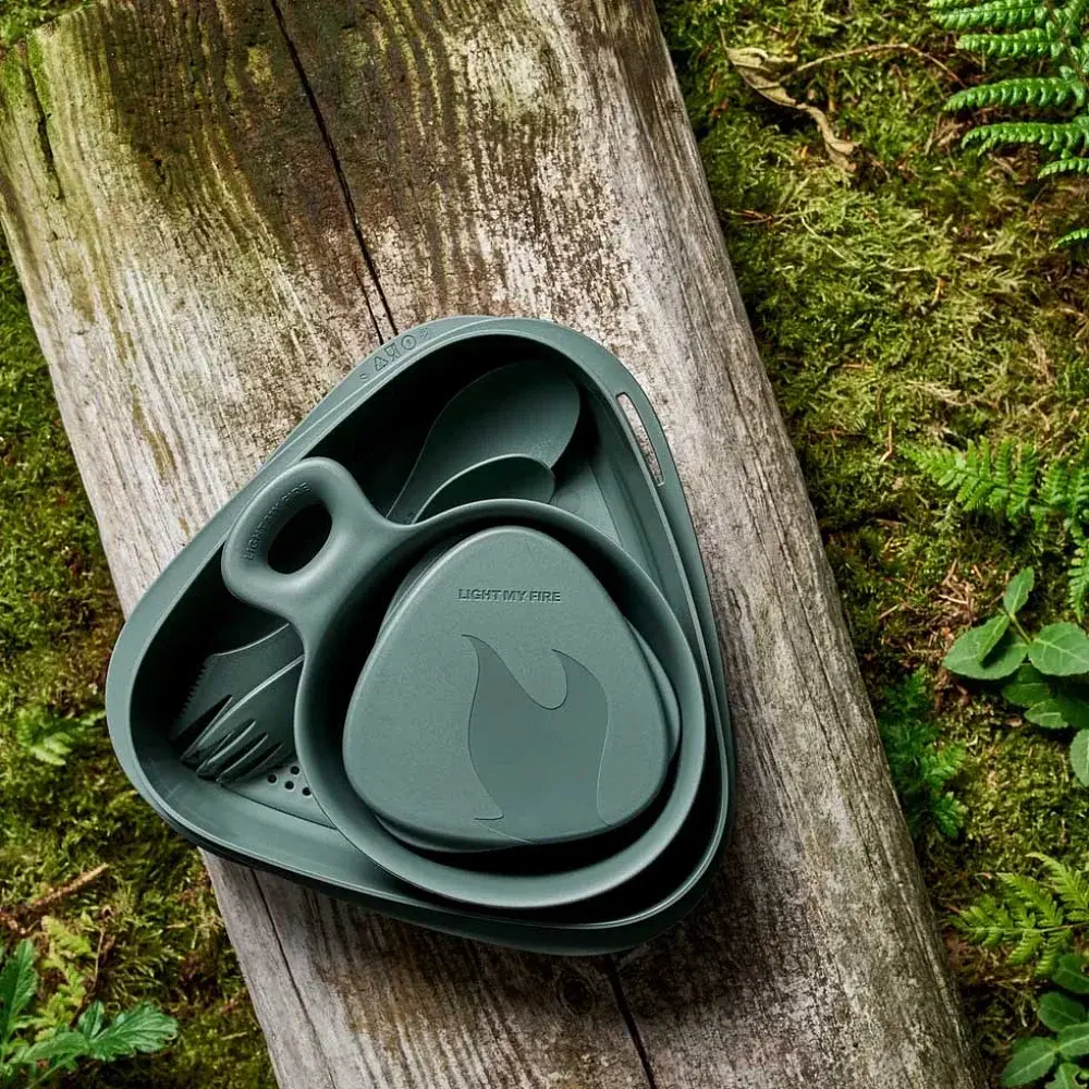 Набір посуду Light my fire Outdoor MealKit 2.0 sage green - фото 2
