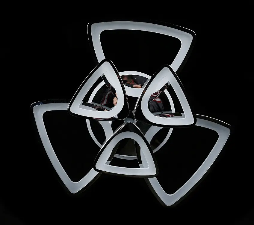 Стельова LED люстра з димерним пультом і підсвічуванням Splendid-Ray 30-3976-79 - фото 4