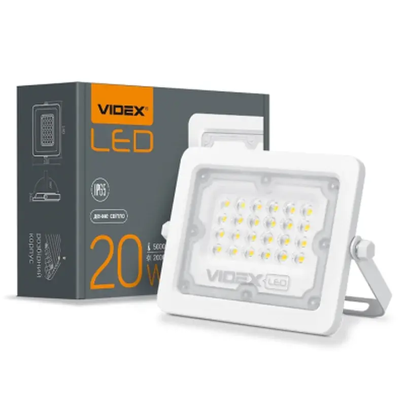 Прожектор Videx LED 20W 5000K 220V (VL-F2e-205W) - фото 3