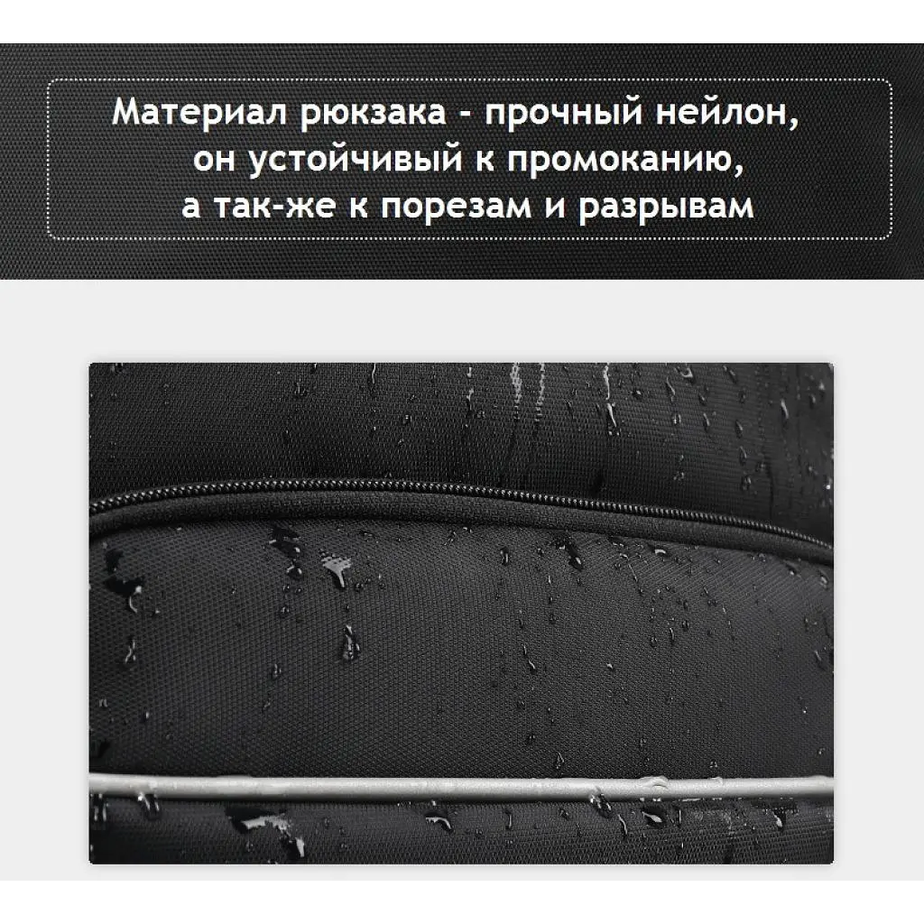 Рюкзак Tigernu T-B3319 15.6" Silver grey (T-B3319) - фото 9