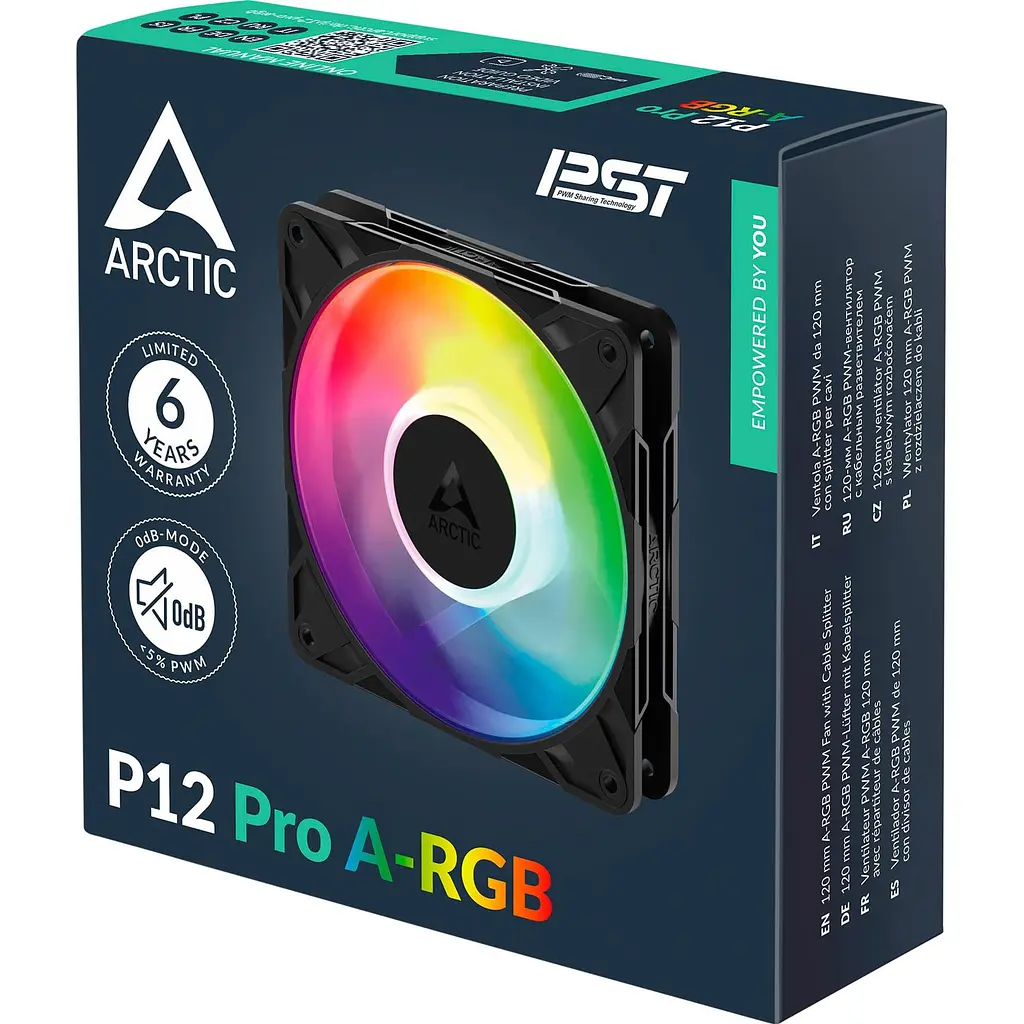 Вентилятор Arctic P12 Pro A-RGB (ACFAN00309A) Black - фото 8
