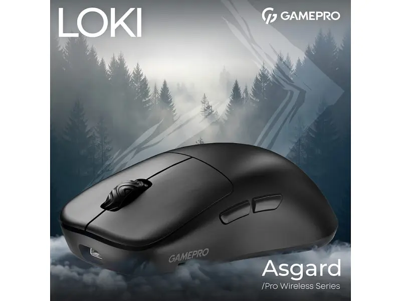 Миша GamePro Asgard Loki Black (GM022B) - фото 5
