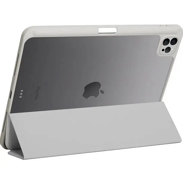 Чохол-книжка BeCover Soft Edge TPU з кріпленням Apple Pencil для Apple iPad Pro 11" M4 2024 Сірий (711715) - фото 3