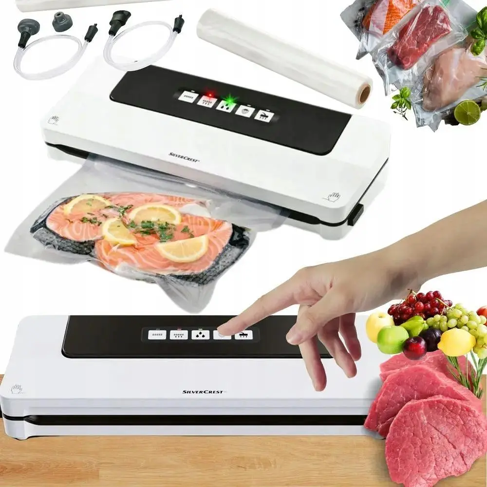 Вакууматор SilverCrest SV 125 C7 для влажных и деликатных продуктов и рулон - фото 6