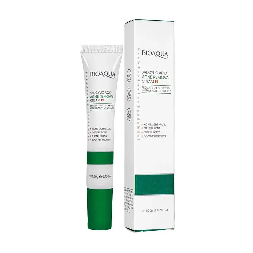 Крем Bioaqua для обличчя проти акне з саліциловою кислотою Salicylic Acid Acne Removal Cream 20 мл - фото 2