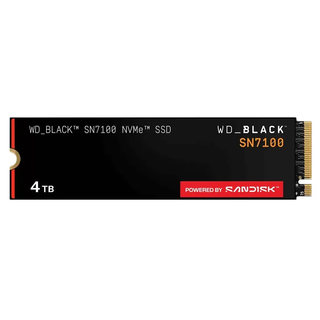 Накопичувач SSD M.2 2280 4TB BLACK SN7100 WD (WDS400T4X0E-00CJA0)