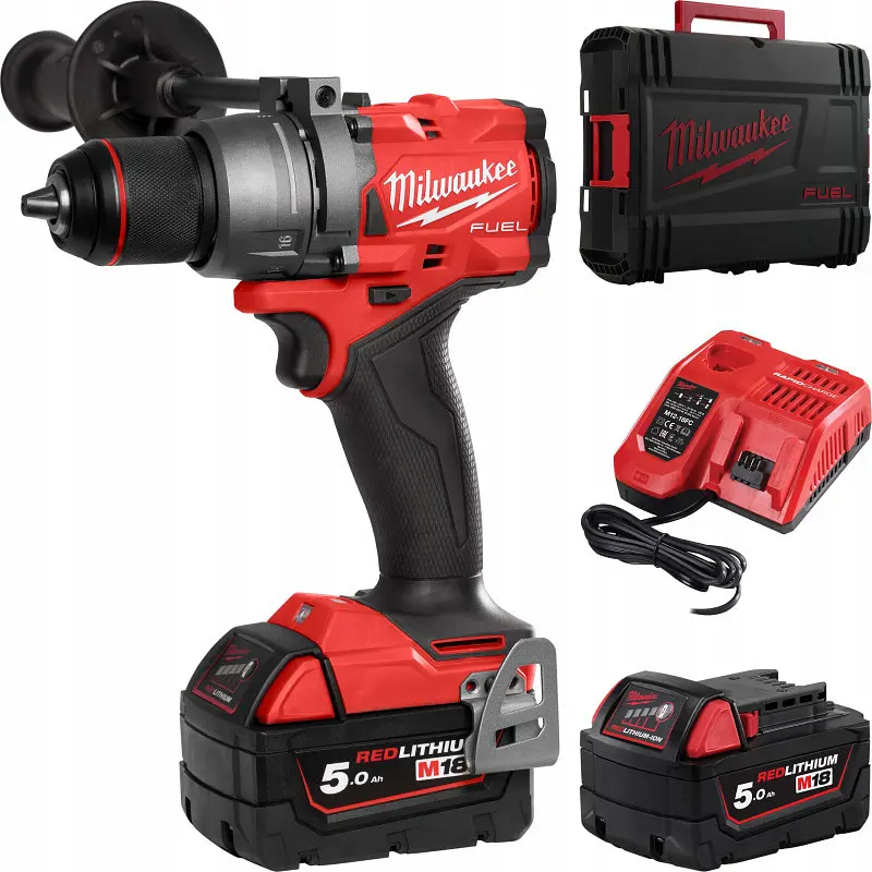 Дриль-шуруповерт акумуляторний безщітковий ударний MILWAUKEE, M18 FPD3-502X, 158Нм (ЗУ.2х5Аг, HDкейс) - фото 2