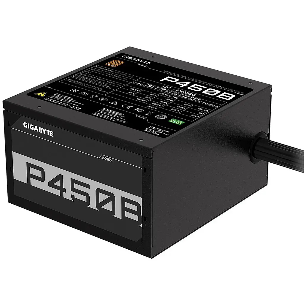 Блок живлення Gigabyte P450B 450W 80 PLUS Bronze (GP-P450B) - фото 2