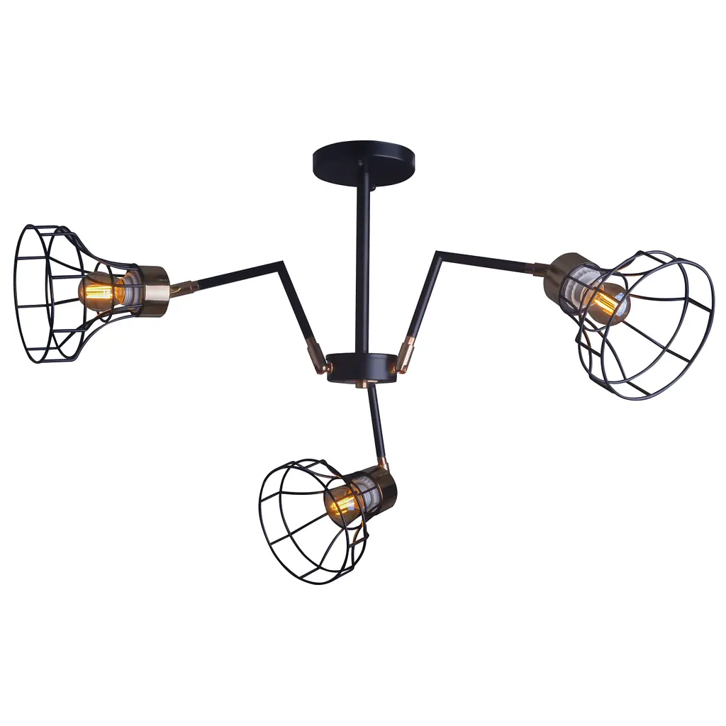 Люстра Brille HTL-220S/3 BK+FG - фото 5