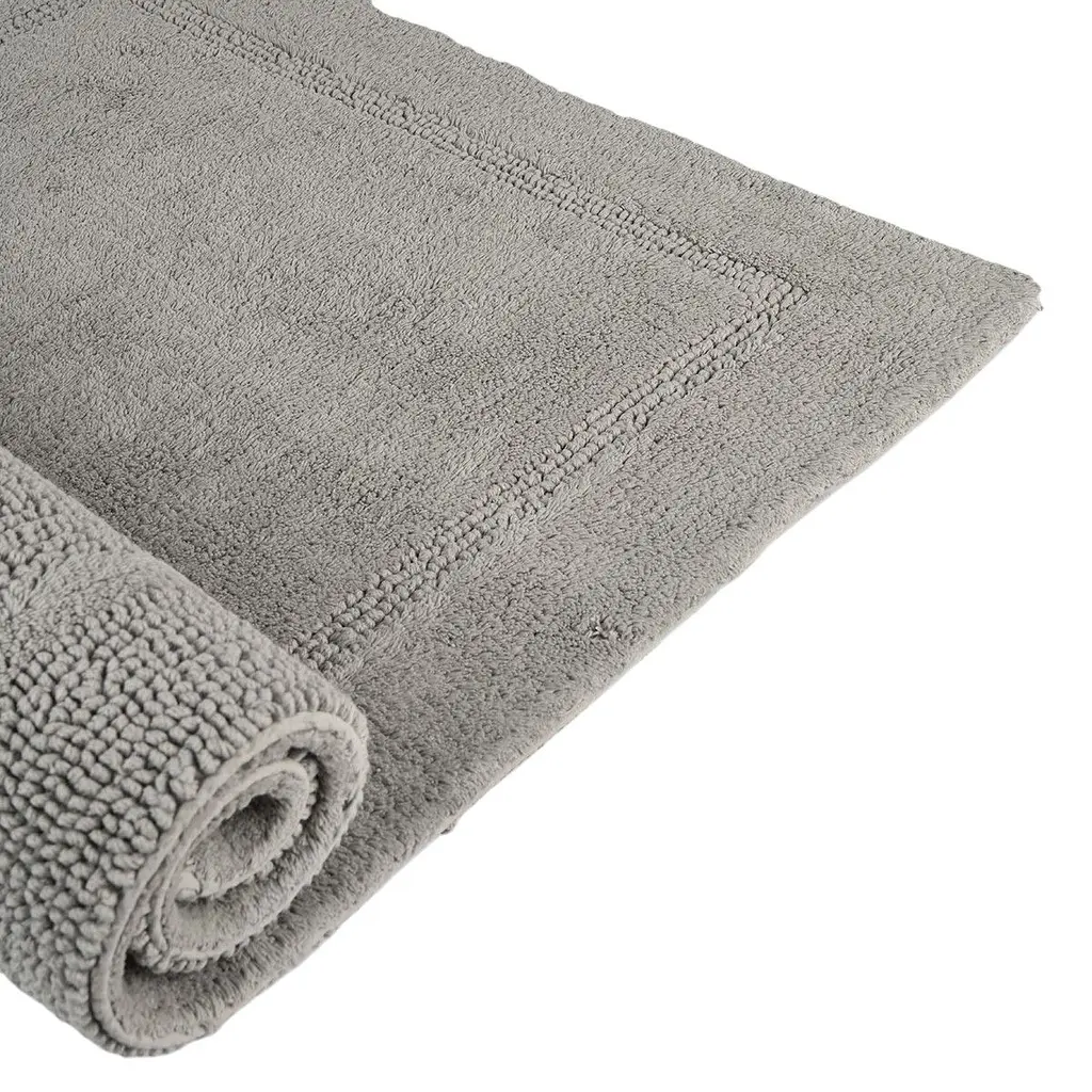 Килимок для ванної кімнати МВМ My Home Лиман 90х60 см сірий (BM-02 M GRAY) - фото 3