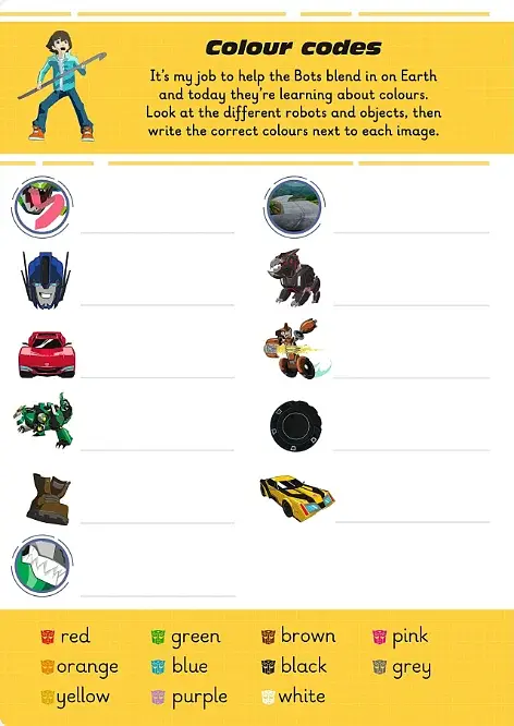 Transformers: Robots in Disguise. Wipe-Clean First Spellings - фото 4