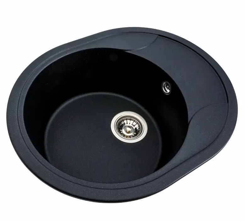 Кухонна мийка Platinum 5847 ONYX матова чорний металік (SP000038326) - фото 6