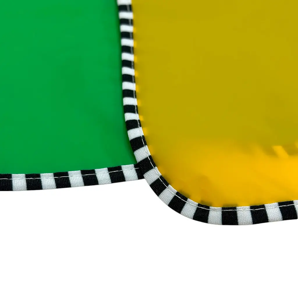 Набір дитячих слинявчиків IKEA 2 шт Зелений/жовтий - фото 4