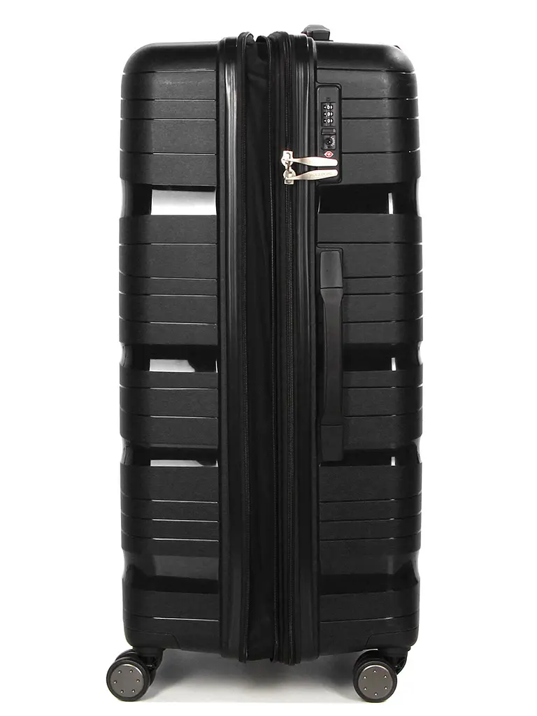 Валіза велика L поліпропілен Worldline Airtex 283 74,5×49×32см 120л Чорний - фото 5