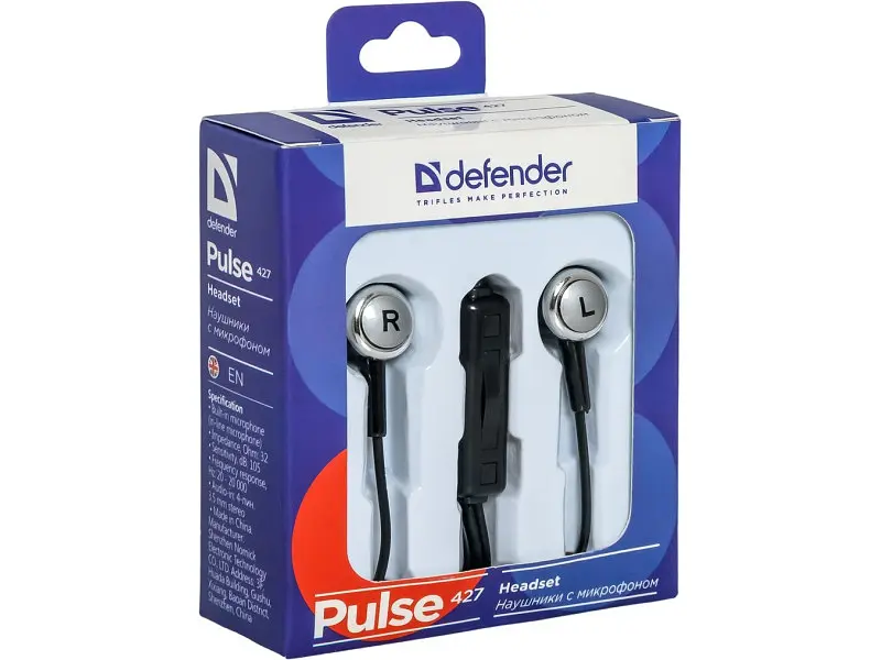 Наушники Defender Pulse 427 Black (63427) - фото 2