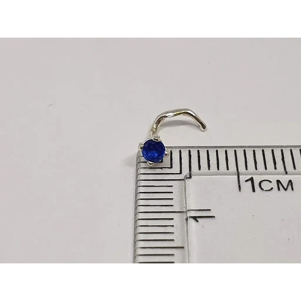 Серебряная серьга-пирсинг в нос Dear. 1017.7С - фото 4