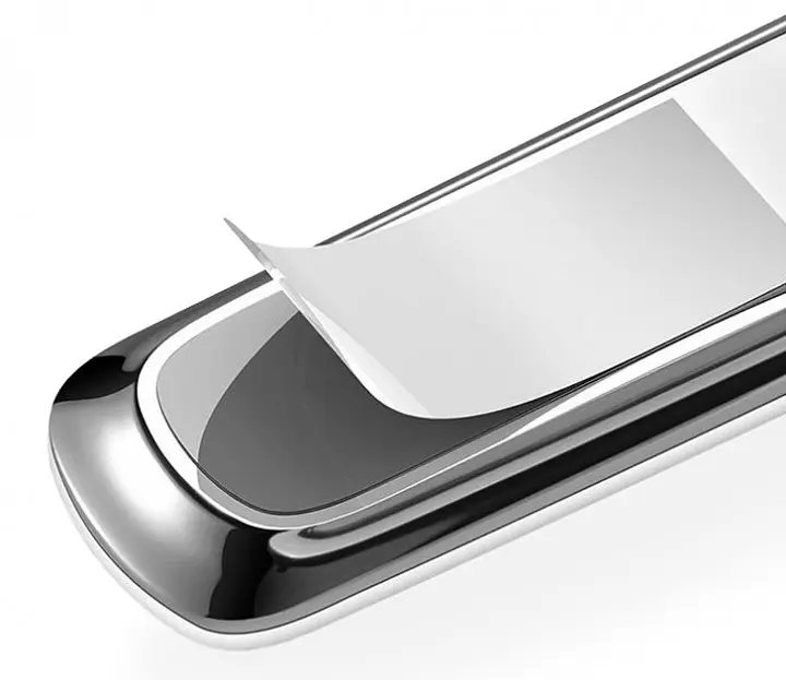 Комплект із 4 накладок смужок для дверей Baseus Streamlined car door bumper - фото 5