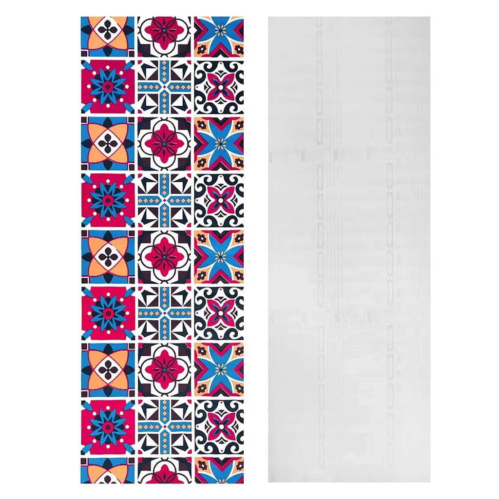 Самоклеюча плівка Sticker Wall SW-00000789 Винтажна бордова мозаїка 0,45х10м - фото 2