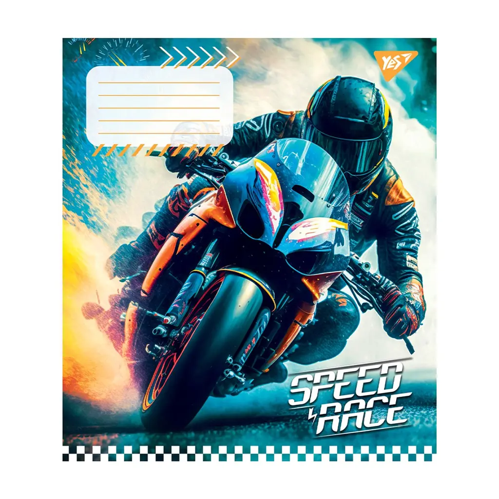 Зошит Yes Speed race А5 36 аркушів клітинка (767337), в асортименті - фото 2