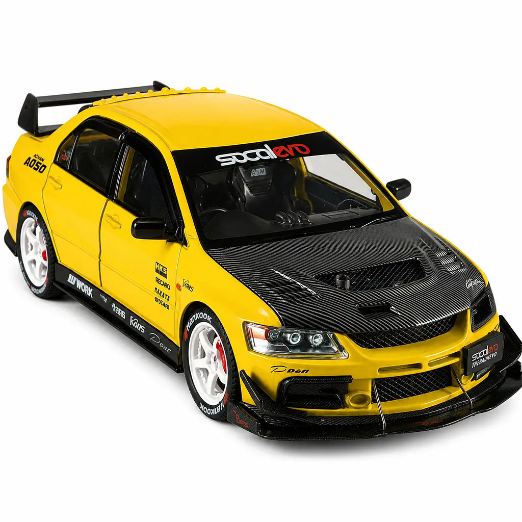 Колекційна металева модель автомобіля АвтоЕксперт Mitsubishi Lancer Evolution IX з інерцією, світлом та звуком 1:24 - фото 2