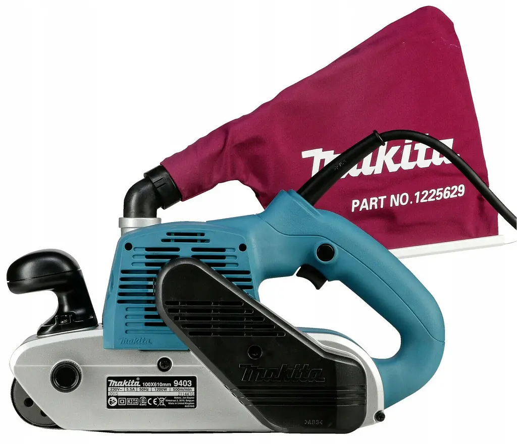 Шліфмашина стрічкова Makita 9403 (1200 Вт, 100 х 610 мм, 500 м/хв) - фото 2