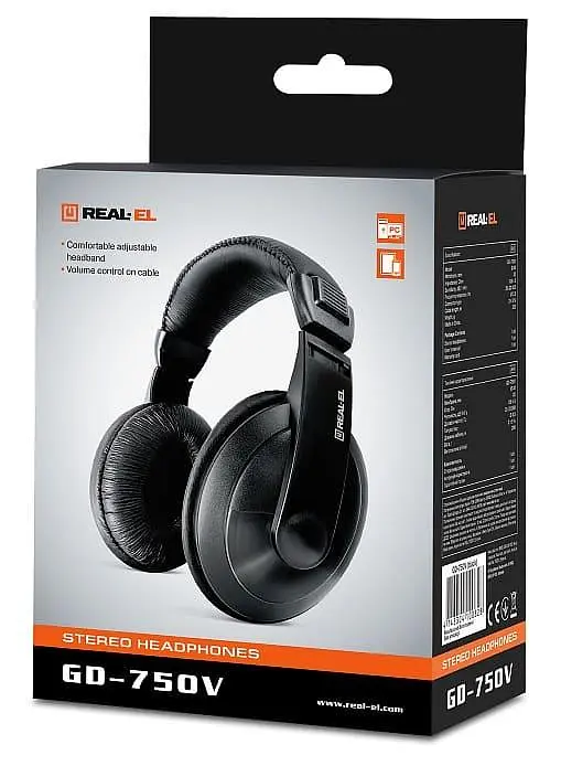 Навушники Real-EL GD-750V USB Black (EL124200015) - фото 7