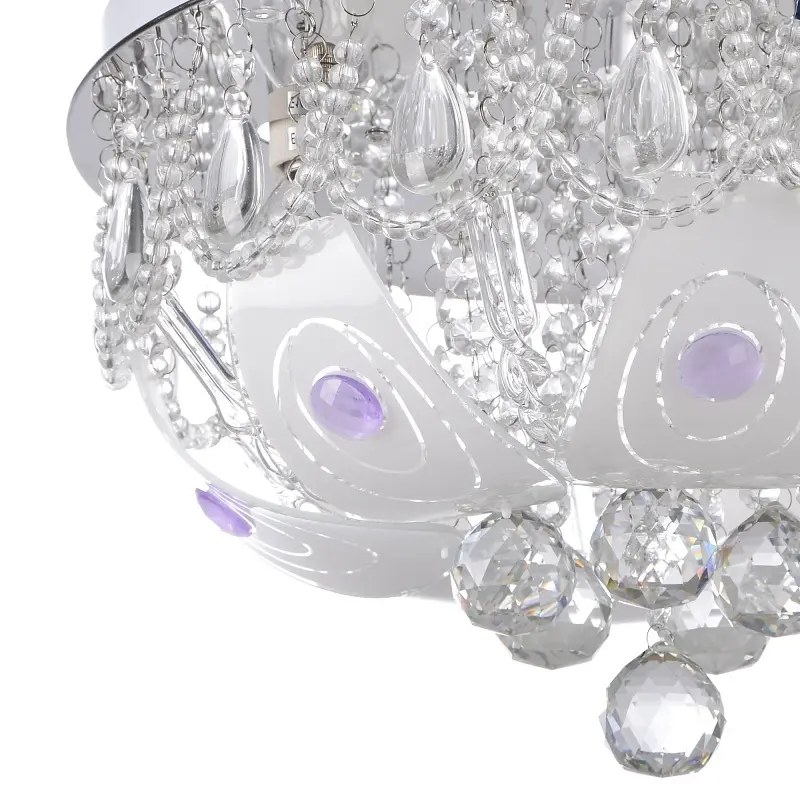 Люстра потолочная Brille торт хрустальная E14 CH (BCL-454C/3) - фото 3