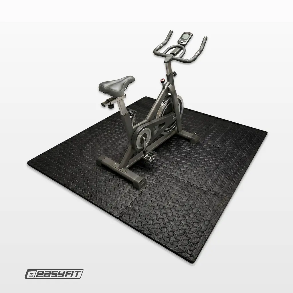 Татамі мат EasyFit SwallowTail 4 шт (60х60х1 см) пазл хвіст ластівки з бортиком - фото 11