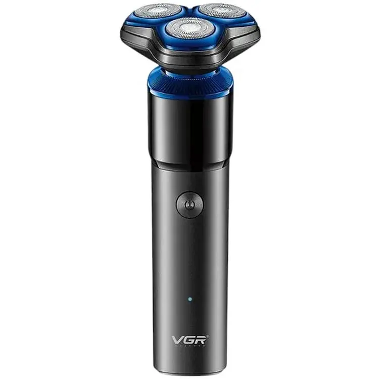 Электробритва VGR V-325 с водонепроницаемым корпусом черно-синяя (41589-16009_291) - фото 2