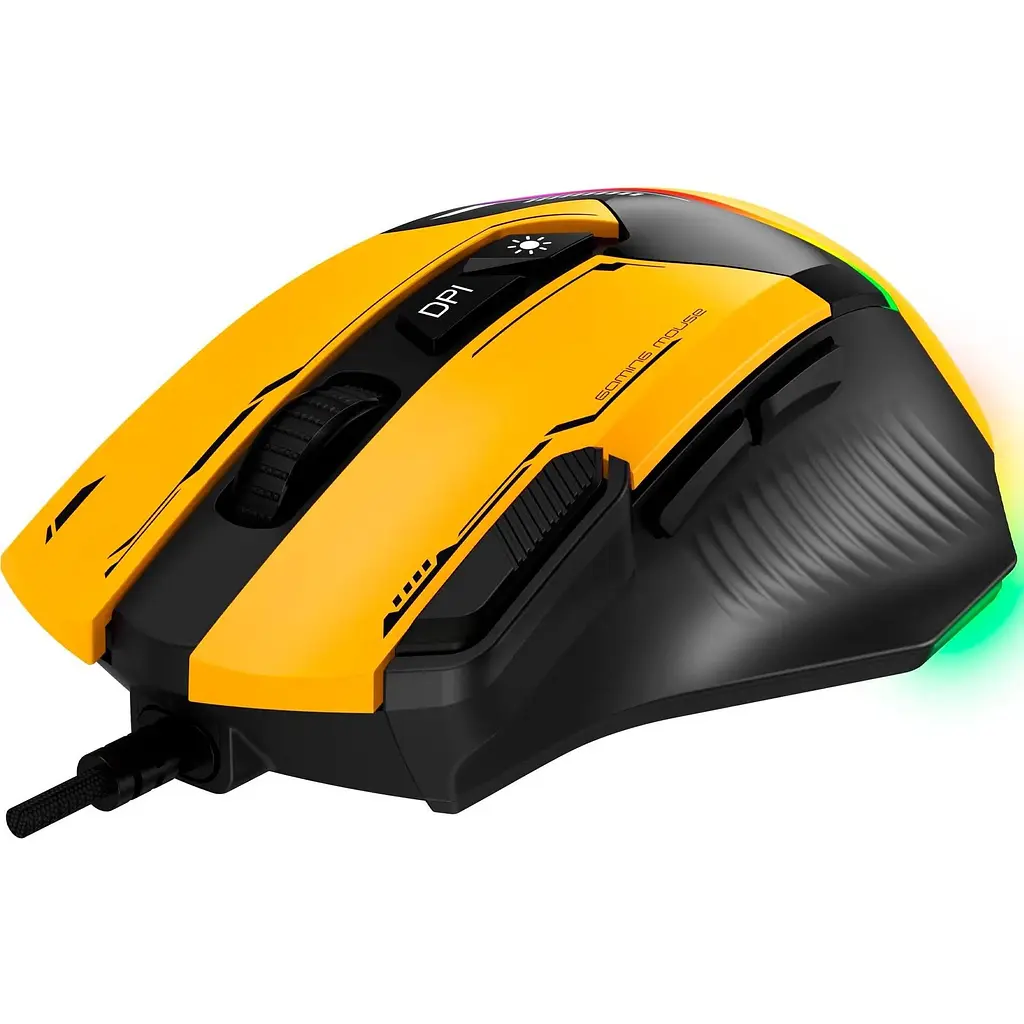 Миша GamePro GM300 Yellow [126080] - фото 3