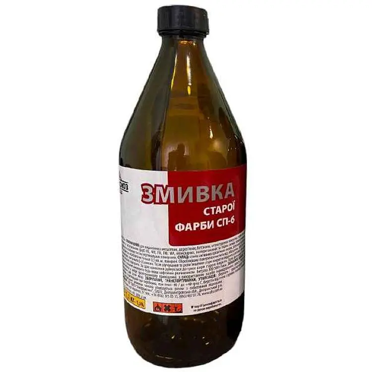 Змивка старої фарби УКРСОЮЗ 1л (скло)