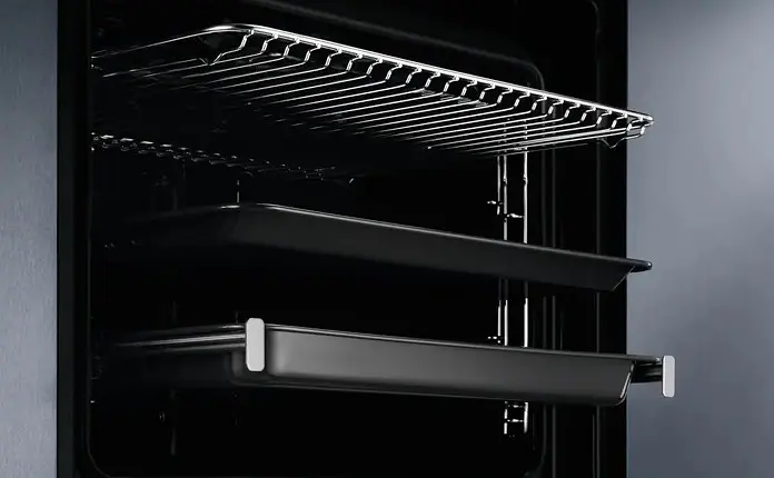 Духовой шкаф Electrolux электрический 65 л, A+, дисплей, конвекция, пиролиз, телескопические направляющие, черный - фото 5
