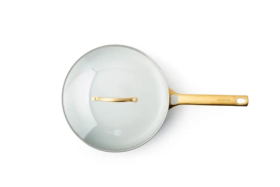 Сотейник з кришкою GreenPan Padova з керамічним покриттям 28 см (CC002827-001) - фото 3