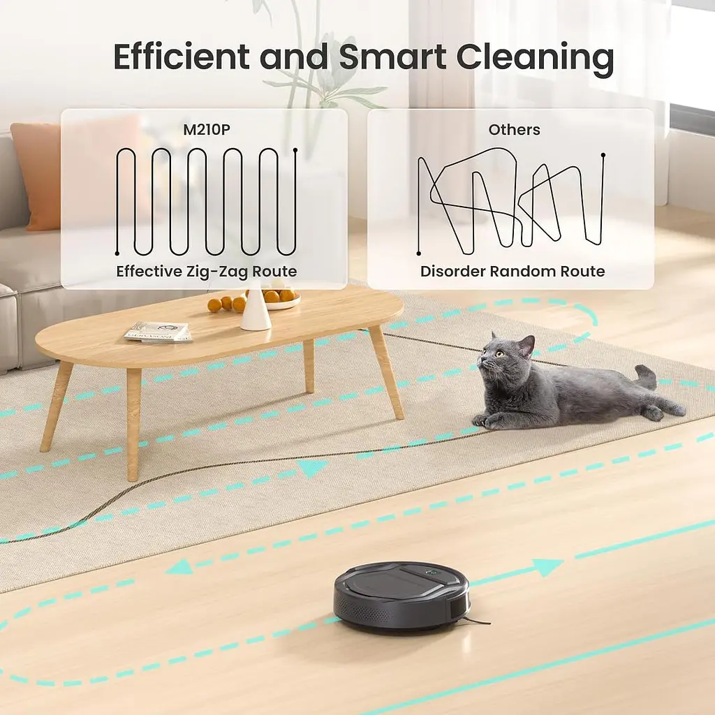 Робот-пилосос Lefant M210 Pro Robot Vacuum Cleaner 2200Pa Suction 120 - фото 7