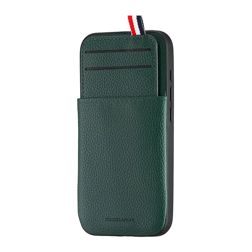 Чохол Jinduka Leather Pocket iPhone 15 Pro Green - фото 4