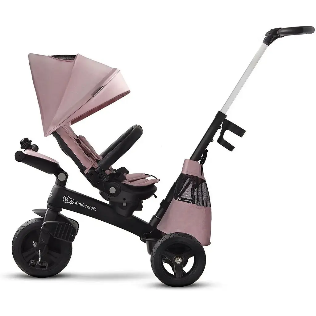 Трехколесный велосипед Kinderkraft Easytwist Mauvelous Pink розовый (KKRETWIPNK0000) - фото 3