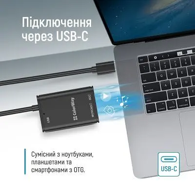 Зчитувач флеш-карт ColorWay USB-C to USB 3.0/SD/MicroSD (CW-CR-02) - фото 7