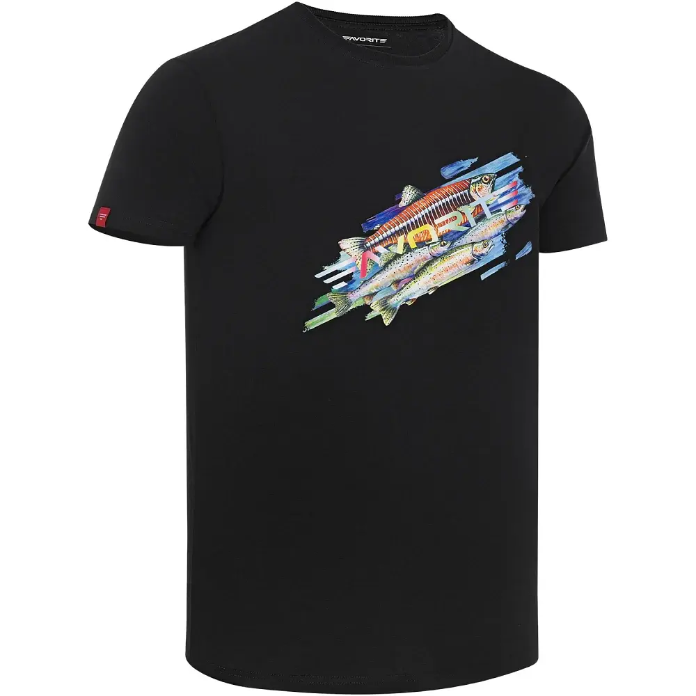 Футболка Favorite Trout Motion XL Black - фото 2