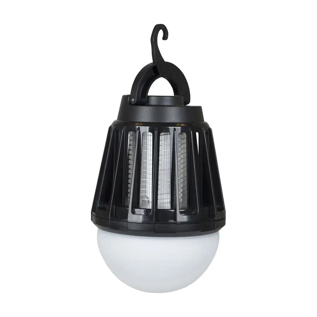 Ліхтар Bo-Camp + знищувач комах Atom WP Rechargable 180 Lumen Black (5818804) (DAS303870)
