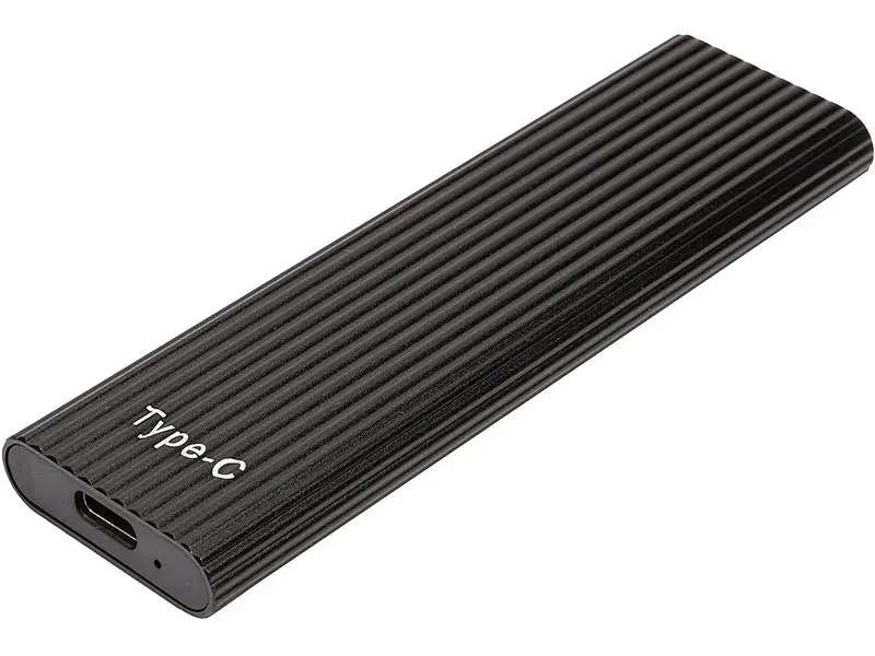 Кишеня для накопичувача PowerPlant NVMe PCIe M.2 to USB 3.1 Black (HC380428) - фото 2
