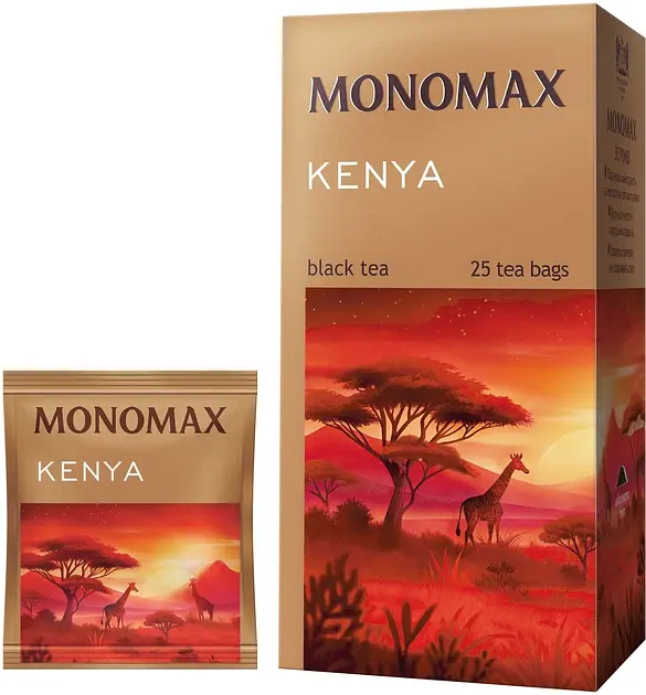 Чай черный Monomax Kenya 50 г (25 шт. х 2 г) - фото 2