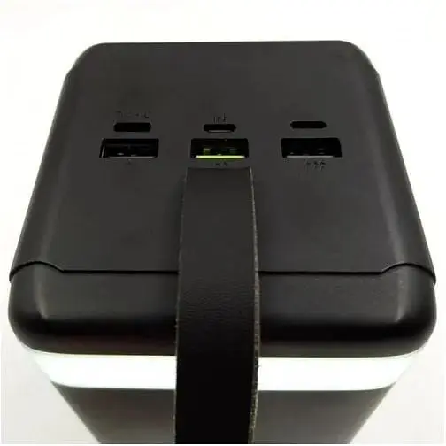 Акумулятор портативний XO PR160 80000 mAh QC 22.5W PD 20W чорна 6920680828357 - фото 7