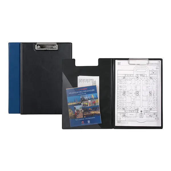 Папка-планшет с металлическим клипом Axent А4 синяя (2513-02-A) - фото 2