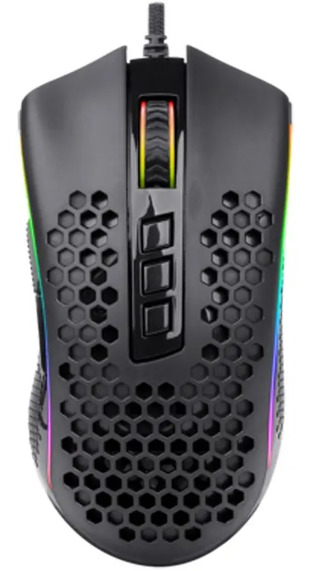 Комп'ютерна мишка Redragon Storm Elite RGB ігрова 16000dpi. 10кн. чорна (77853) - фото 7