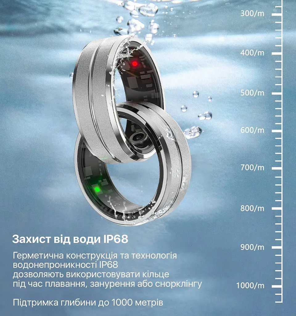 Смарт-кільце Inspire HSR01 10 Silver (HSR01-10) - фото 9
