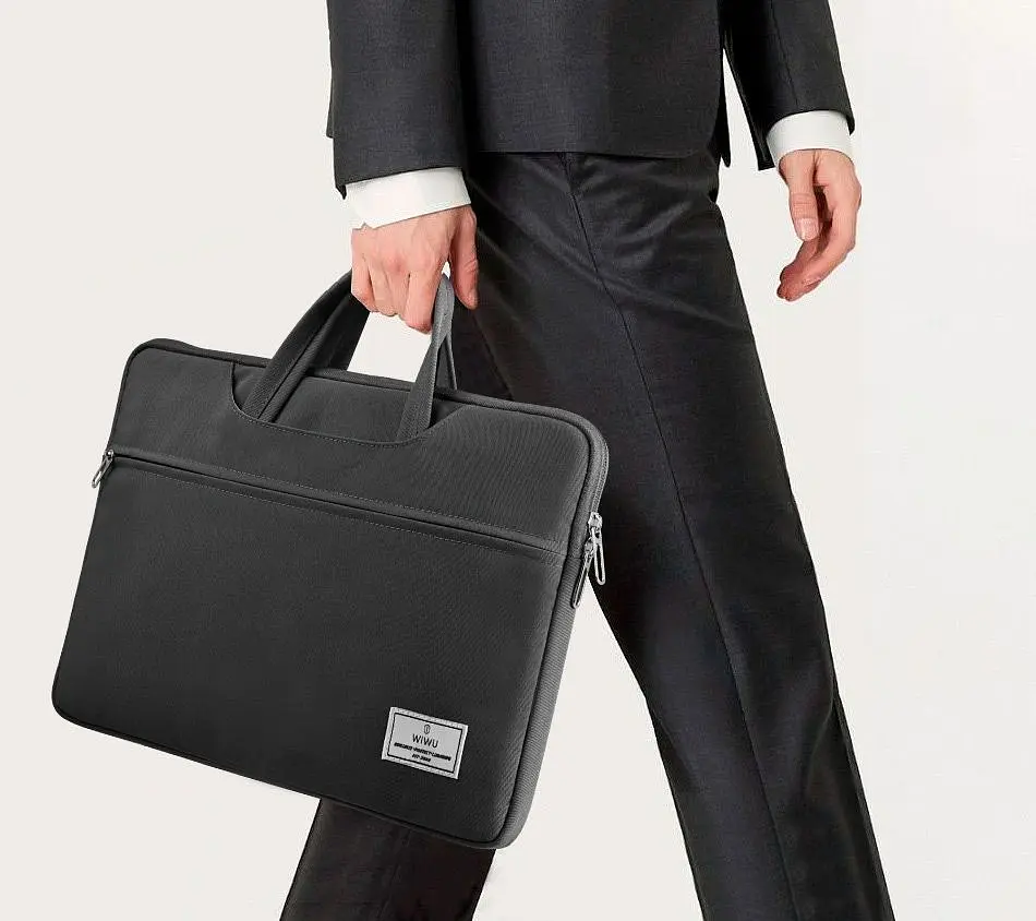 Сумка для ноутбука WiWU Vivi Laptop Handbag 14` Black (6936686409186) [101617] - фото 3