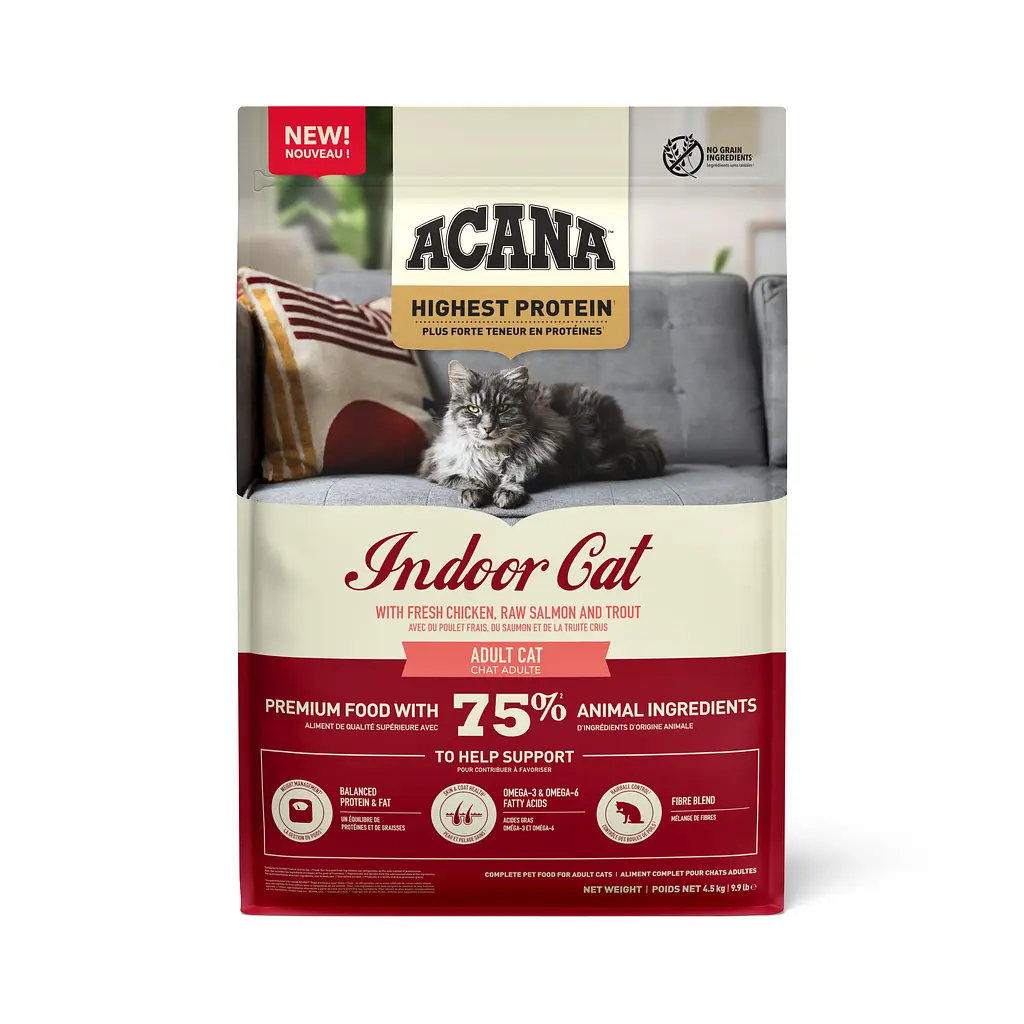 Сухий корм для котів Acana Highest Protein Indoor Cat 4.5 кг a72398