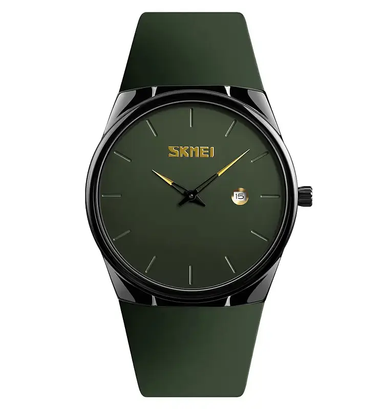 Наручний кварцовий годинник Skmei 1509 Зелений - фото 2