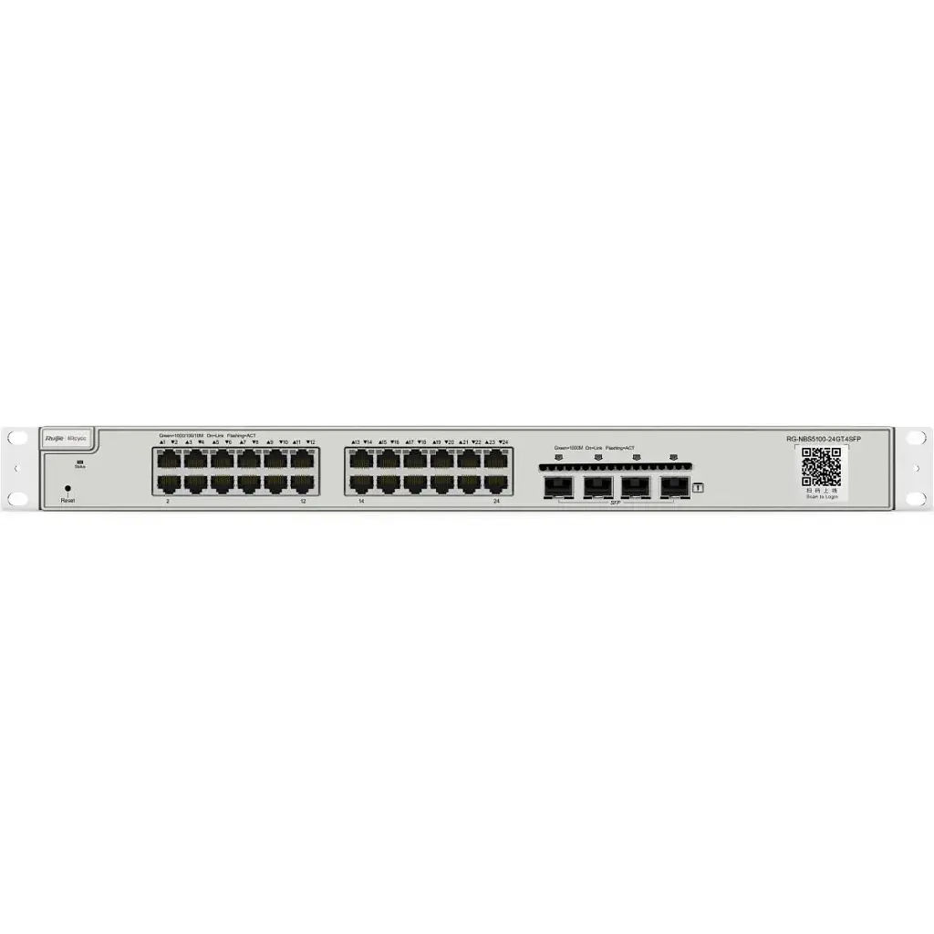 Комутатор мережевий Ruijie Networks RG-NBS5100-24GT4SFP - фото 2